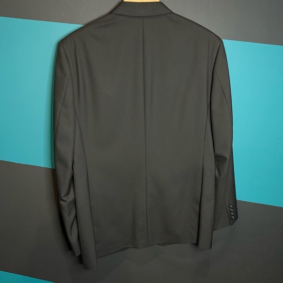 J. Crew & Ing. Loro Piana Black Suit Jacket 42R 100% Wool - Picture 4 of 12